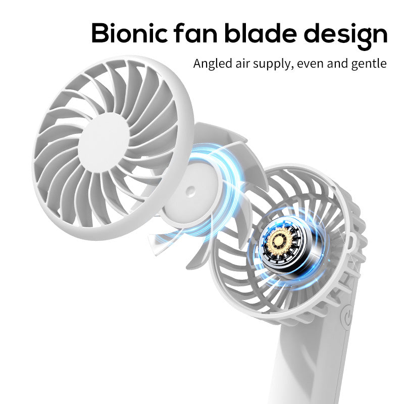 Apricot Portable Multifunctional Clip Fan DQ261 - 1000mAh Battery, 3-Speed, Quiet Cooling for Summer - Image 5