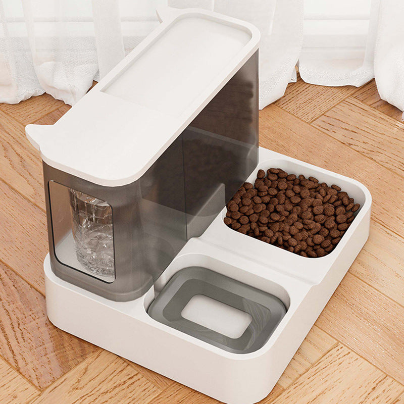 Pink Pet Feeder 3L Automatic Cat Feeder and Water Dispenser - Hassle-Free Hydration and Feeding - Image 3