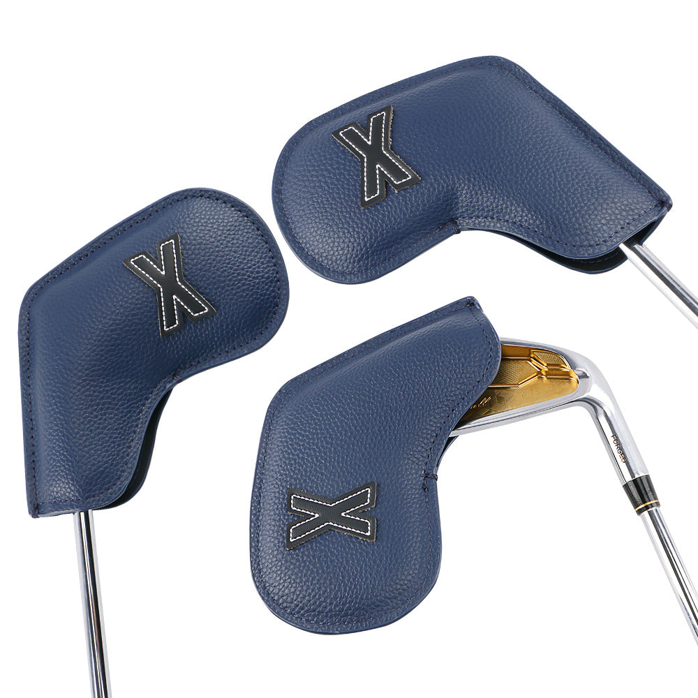 Premium PU Leather Golf Iron Headcover Set (10pcs) | Numbered 3-9, P, S, A | Protective Club Covers for Irons - Image 4