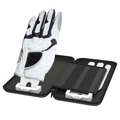 Premium Golf Glove Holder Case - Keeps Gloves Dry & Shaped, Carbon Fiber Look with Hook (Gloves Not Included) - Image 5