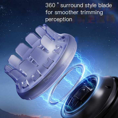 Ergonomic Cordless Hair Clipper with LCD Display - USB-C Rechargeable Head Shaver - Image 2