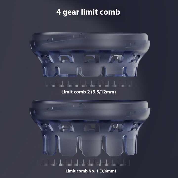 Ergonomic Cordless Hair Clipper with LCD Display - USB-C Rechargeable Head Shaver - Image 4
