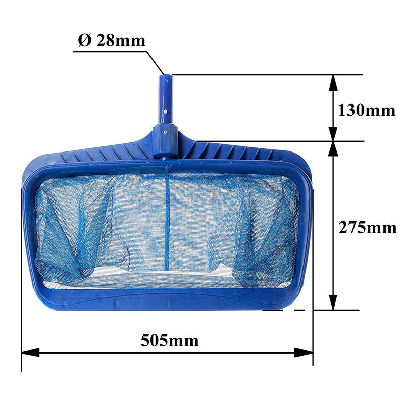Blue Deep-Water Pool Skimming Net - Durable Cleaning Tool for Pool Maintenance (Pole not included) - Image 2