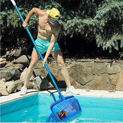 Blue Deep-Water Pool Skimming Net - Durable Cleaning Tool for Pool Maintenance (Pole not included) - Image 4