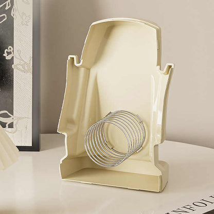 Black Versatile Desktop Headphone Stand & Tissue Box (23.5x17x14.5cm) - Image 5