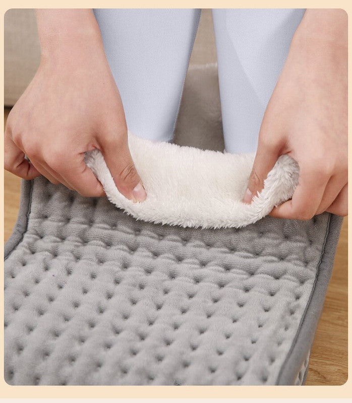 Premium Electric Foot Warmer - Fast Heating Pad with 9 Temperature Levels & 4 Timer Settings, Ultra-Soft Washable Lining for Home & Office - Image 2