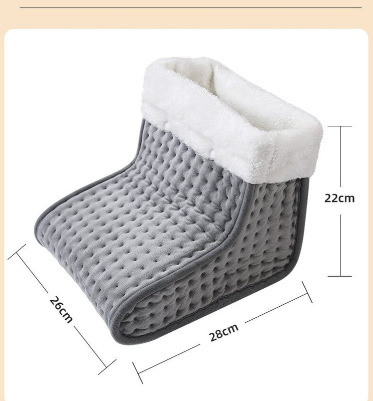 Premium Electric Foot Warmer - Fast Heating Pad with 9 Temperature Levels & 4 Timer Settings, Ultra-Soft Washable Lining for Home & Office - Image 4