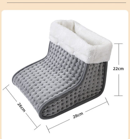 Premium Electric Foot Warmer - Fast Heating Pad with 9 Temperature Levels & 4 Timer Settings, Ultra-Soft Washable Lining for Home & Office - Image 4