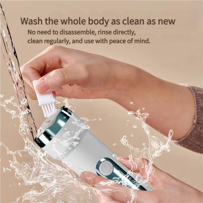 Black Waterproof Electric Foot File with LED Display - Rechargeable Callus Remover - Image 3