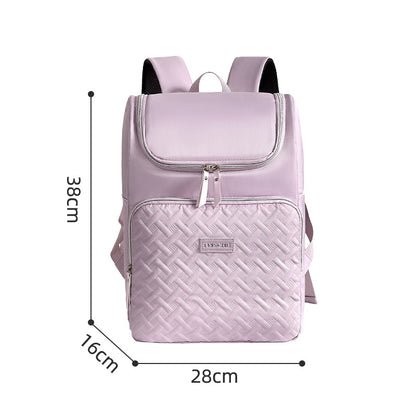 Purple Waterproof Insulated Backpack - Large Capacity Cooler Bag for Camping and Picnics - Image 5