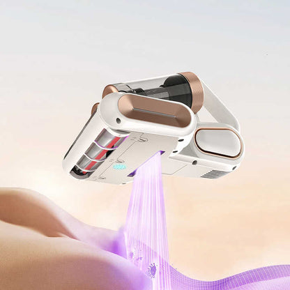 LF-LP018 White Cordless Mite Vacuum Cleaner with LED Display - Powerful 120W Cleaning - Image 4