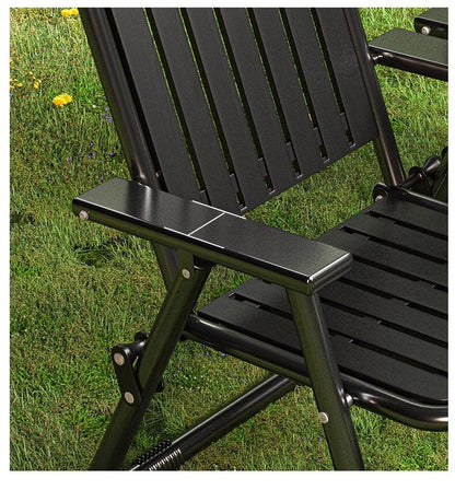 Coffee Portable Folding Chair - Outdoor Beach and Camping Recliner - Image 5