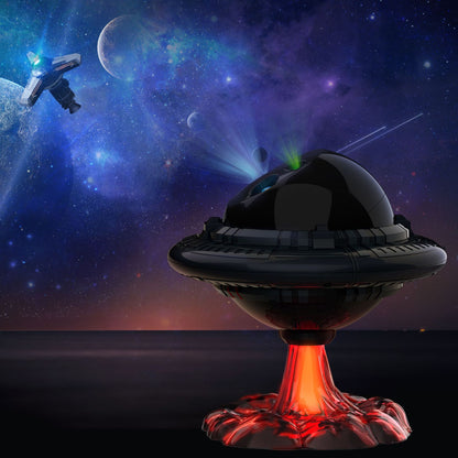 Flying Saucer Starry Sky Projection Lamp - Ambient Mood Light - Image 3