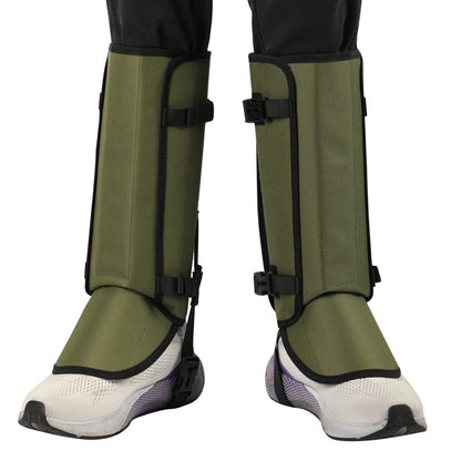 Outdoor Anti-Snake Bite Leg Guards - Hiking Camping Knee Protectors, Snow Shoe Covers, Leg Sleeves, Green - Image 2
