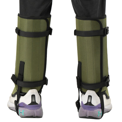 Outdoor Anti-Snake Bite Leg Guards - Hiking Camping Knee Protectors, Snow Shoe Covers, Leg Sleeves, khaki - Image 3
