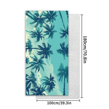 TW1 - Double-Sided Printed Beach Towel - Soft Microfiber - 100x180cm - Image 2