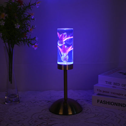 lily Eternal Flower Acrylic Table Lamp - Color-Changing LED, USB Rechargeable, Touch Control - Image 2