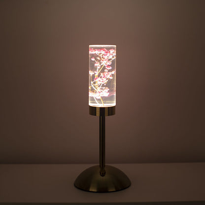 Gypsophila Paniculata Eternal Flower Acrylic Table Lamp - Color-Changing LED, USB Rechargeable, Touch Control - Image 2
