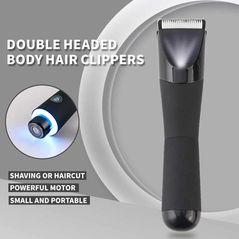 Black Electric Shaver for Women - Painless Hair Remover with USB Charging - Image 2