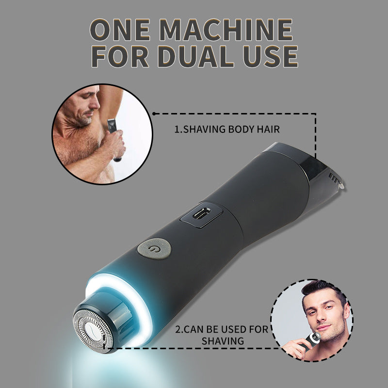 Black Electric Shaver for Women - Painless Hair Remover with USB Charging - Image 4