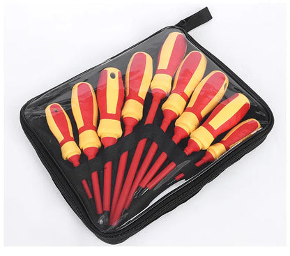 9-Piece Insulated Screwdriver Set - Home Repair & Electrical Work