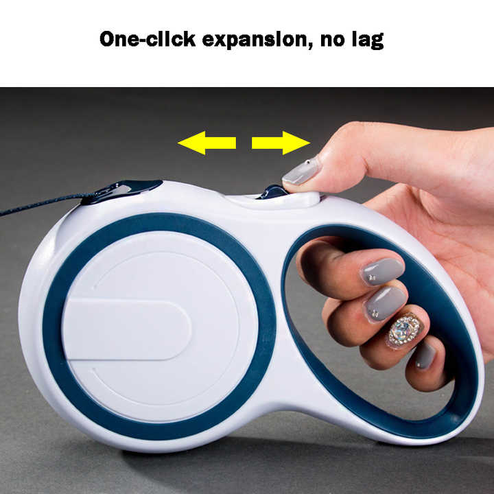 Coffee 5M Pet Leash Retractable - Tangle-Free, Extendable Pet Leash for Walking - Image 3