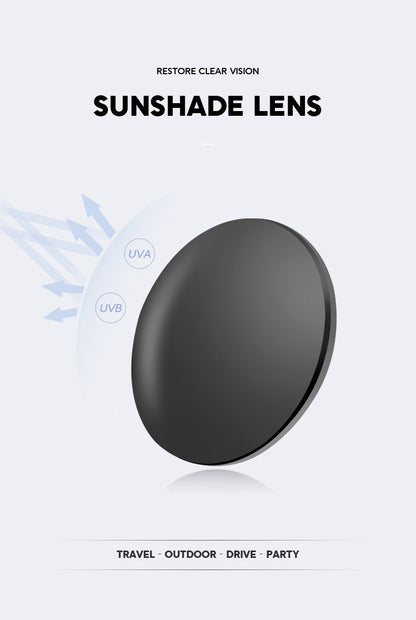 Gold + Black 2-PCS Retro Oval Sunglasses with UV Protection for Men & Women - Image 2