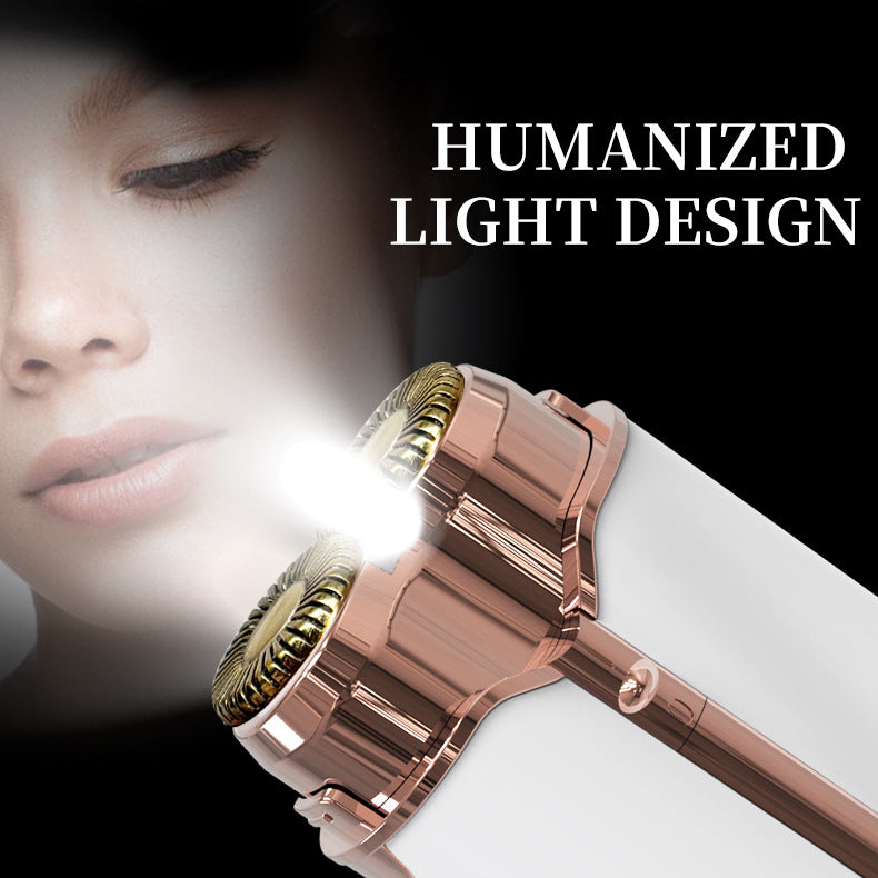 Mini Facial & Body Hair Remover - Rechargeable Lady Shaver Rose Gold - Image 3