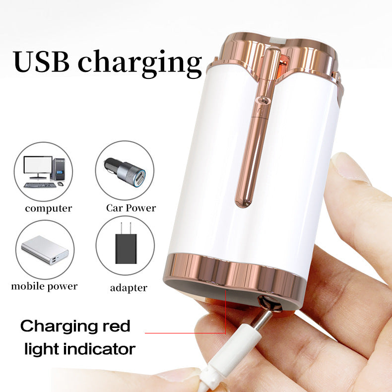 Mini Facial & Body Hair Remover - Rechargeable Lady Shaver Rose Gold - Image 6