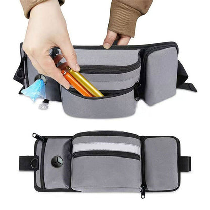 Multi-Function Dog Training Belt Bag with Water Bottle Holder - Grey - Image 2