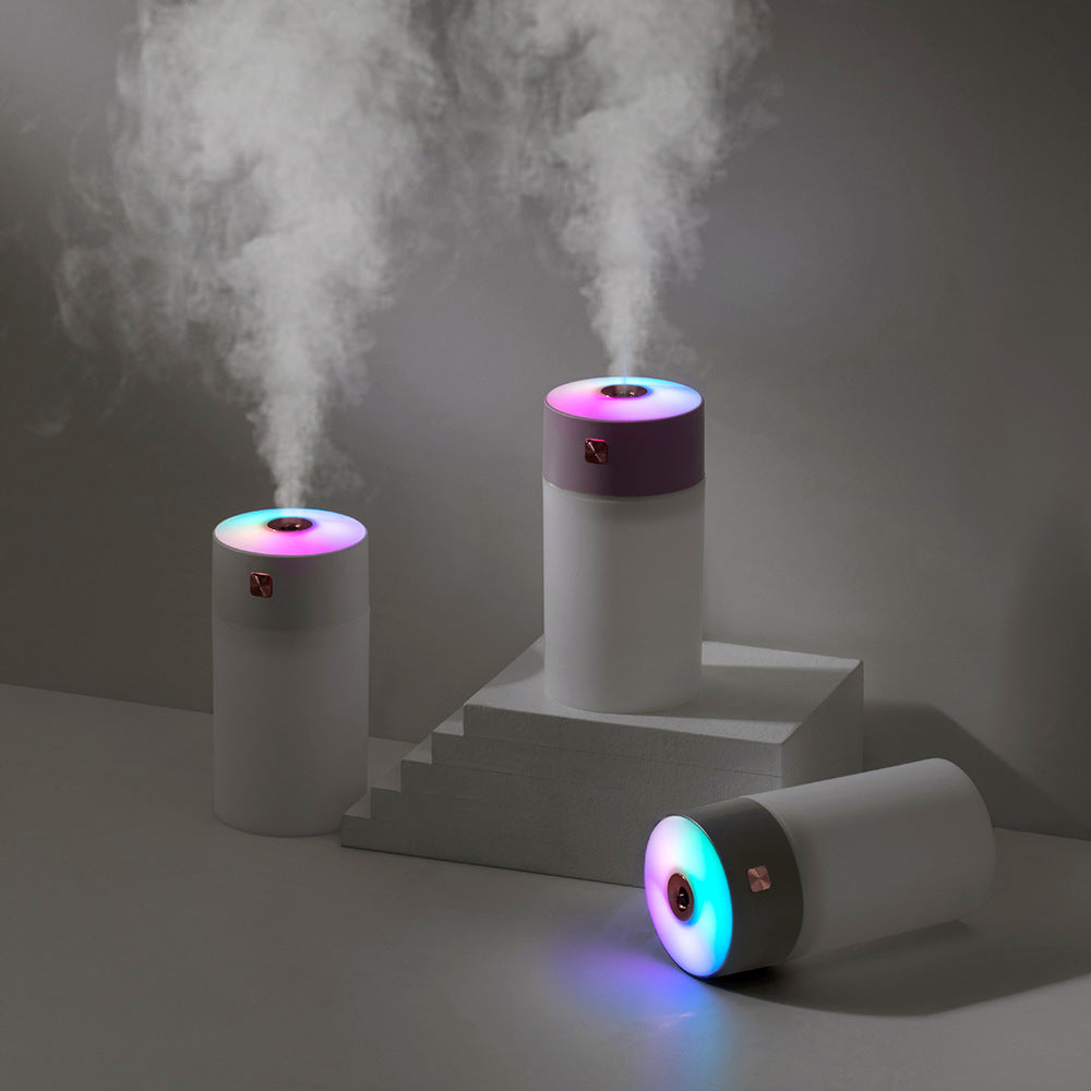 White 300ml USB Air Humidifier - Quiet Mini Humidifier for Bedroom, Office, Car - Image 3