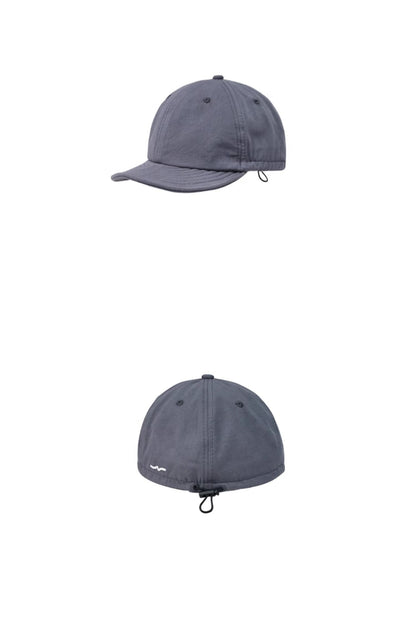 Gray Minimalist Baseball Cap - Unisex Retro Streetwear Hat - Image 2