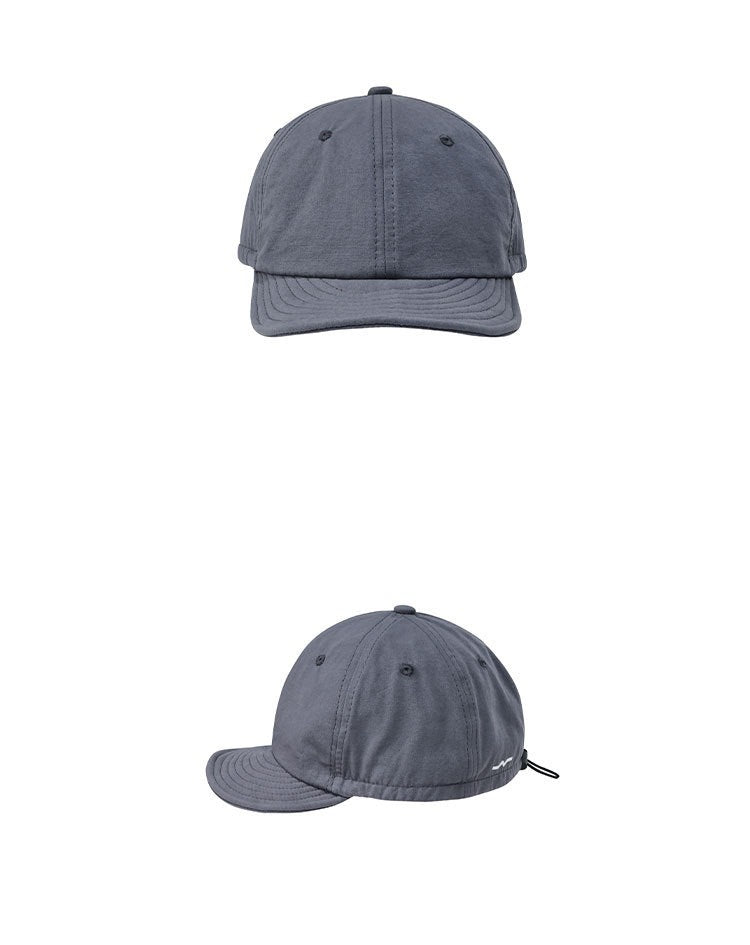 Gray Minimalist Baseball Cap - Unisex Retro Streetwear Hat - Image 3