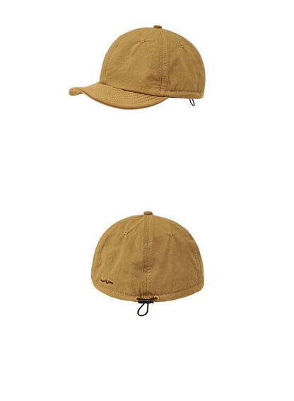 Khaki Minimalist Baseball Cap - Unisex Retro Streetwear Hat - Image 2