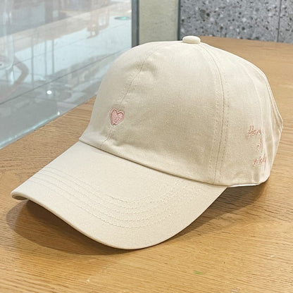 Beige Stylish Ponytail Opening Baseball Cap - Have a Nice Day" Embroidery" - Image 3