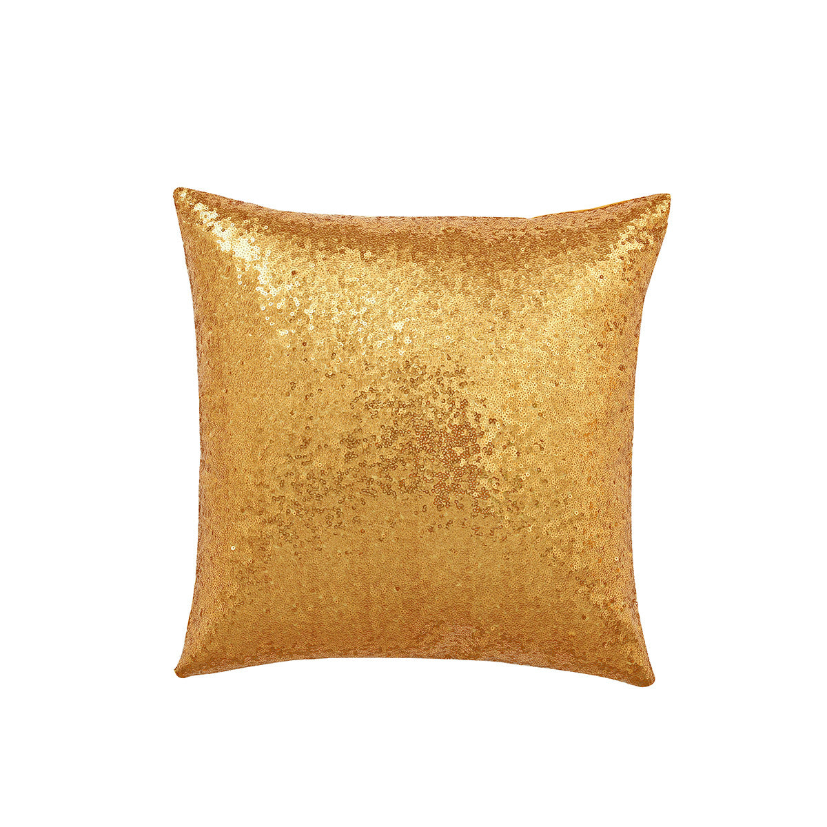 Shiny Sequin Pillowcase - Single-sided gorgeous pillowcase  (Gold pair: 45x45cm) - Image 2