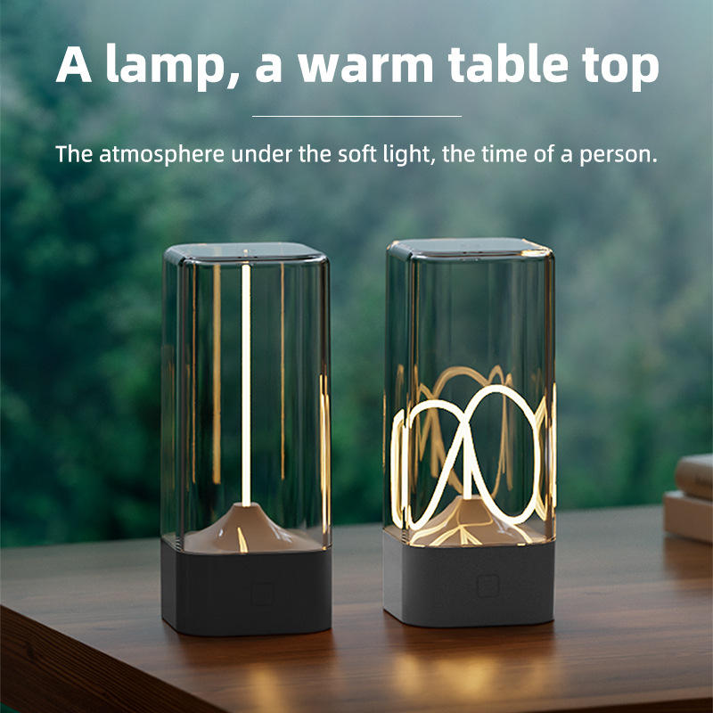 Silver Portable Magnetic Table Lamp with Bendable LED - USB-C Rechargeable - Image 5