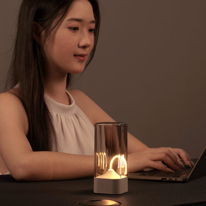White Portable Magnetic Table Lamp with Bendable LED - USB-C Rechargeable - Image 2
