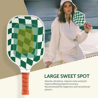 Set 5 White And Green T700 Carbon Fiber Pickleball Paddle Set - 2 Paddles, 4 Balls, and Portable Carry Bag for Adults and Students - Image 4