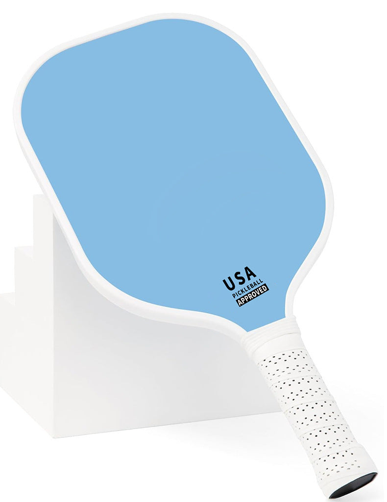 Dark Blue Fiberglass Pickleball Paddle - Lightweight 215g with Anti-Slip TPU Grip for Outdoor Sports - Image 5