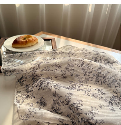 Style 9 Black Polka Dots On White Background Versatile Patterned Square Scarf | 65x65cm Lightweight Polyester Neckerchief Headband | Vintage Polka Dot & Floral - Image 4