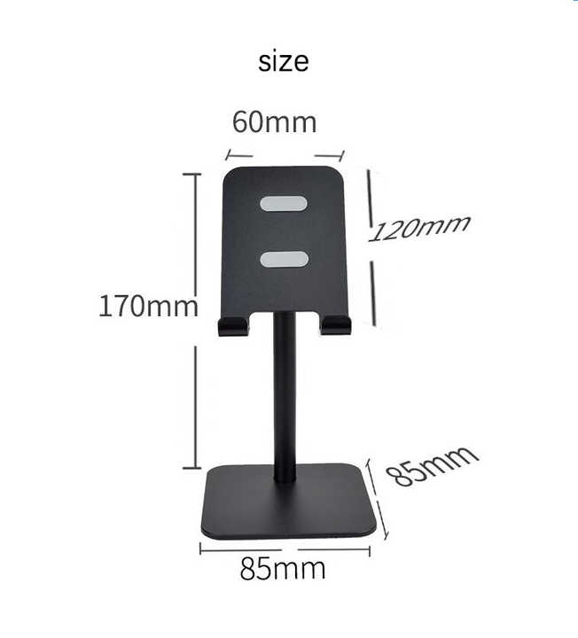 Rose Gold Adjustable Aluminum Alloy Phone and Tablet Stand - Telescopic Desktop Holder for Live Streaming and Hands-Free Use - Image 4