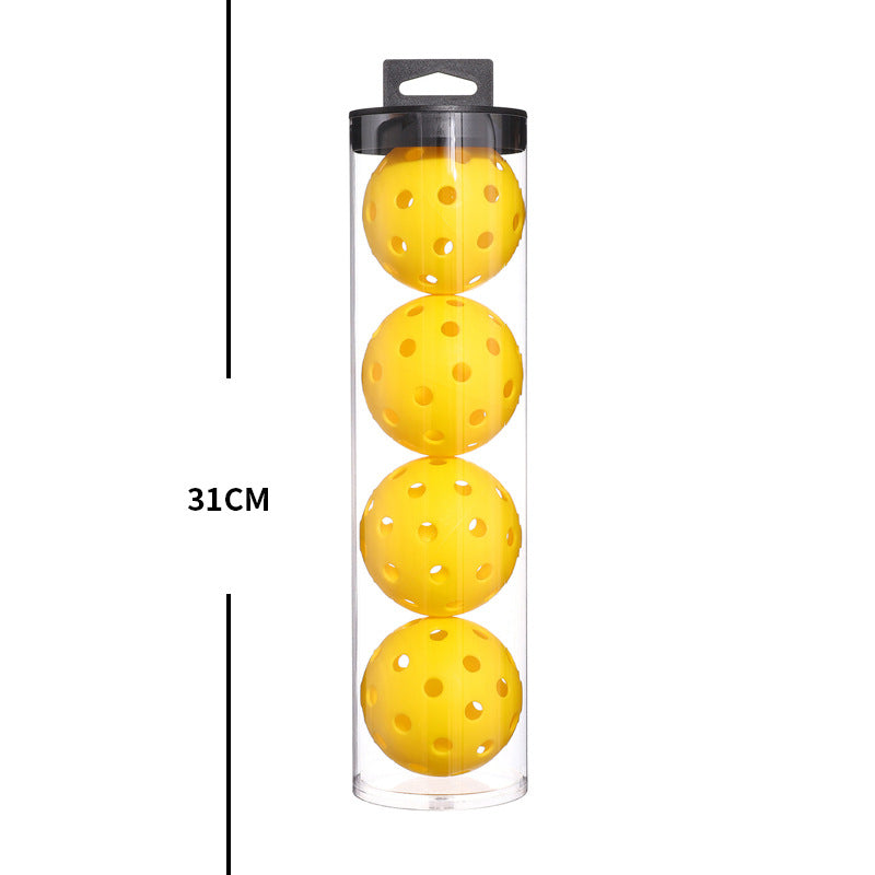 2 Tubes Green Outdoor Pickleball Balls 4-Pack - Durable 40-Hole Design with Carry Tube(8 balls in total) - Image 3