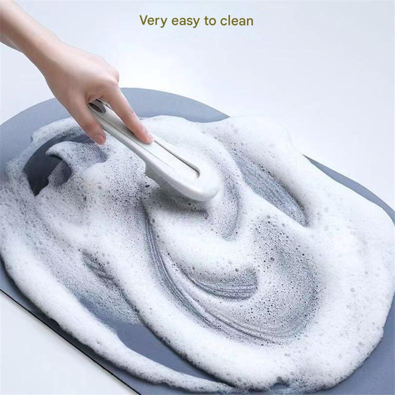 Style 12 Black Absorbent Diatomaceous Earth Pet Feeding Mat - Non-Slip & Quick Dry Placemat (50x80cm) - Image 6