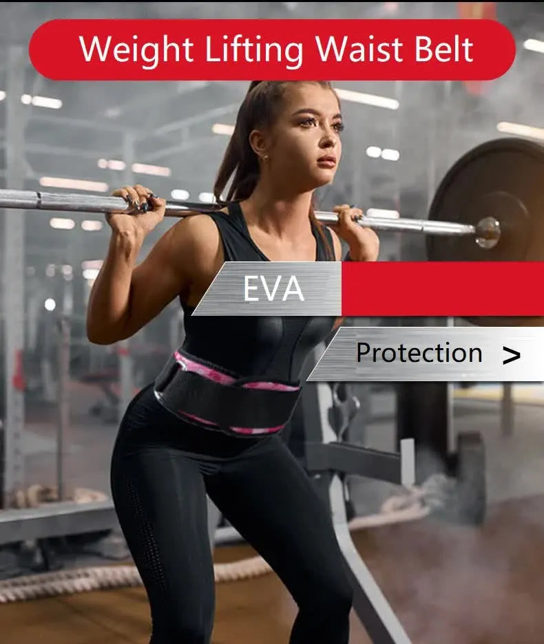 Size XS Pink Camouflage Camo Weightlifting Belt - EVA Nylon Gym Belt for Squats, Deadlifts & Lumbar Support - Image 5