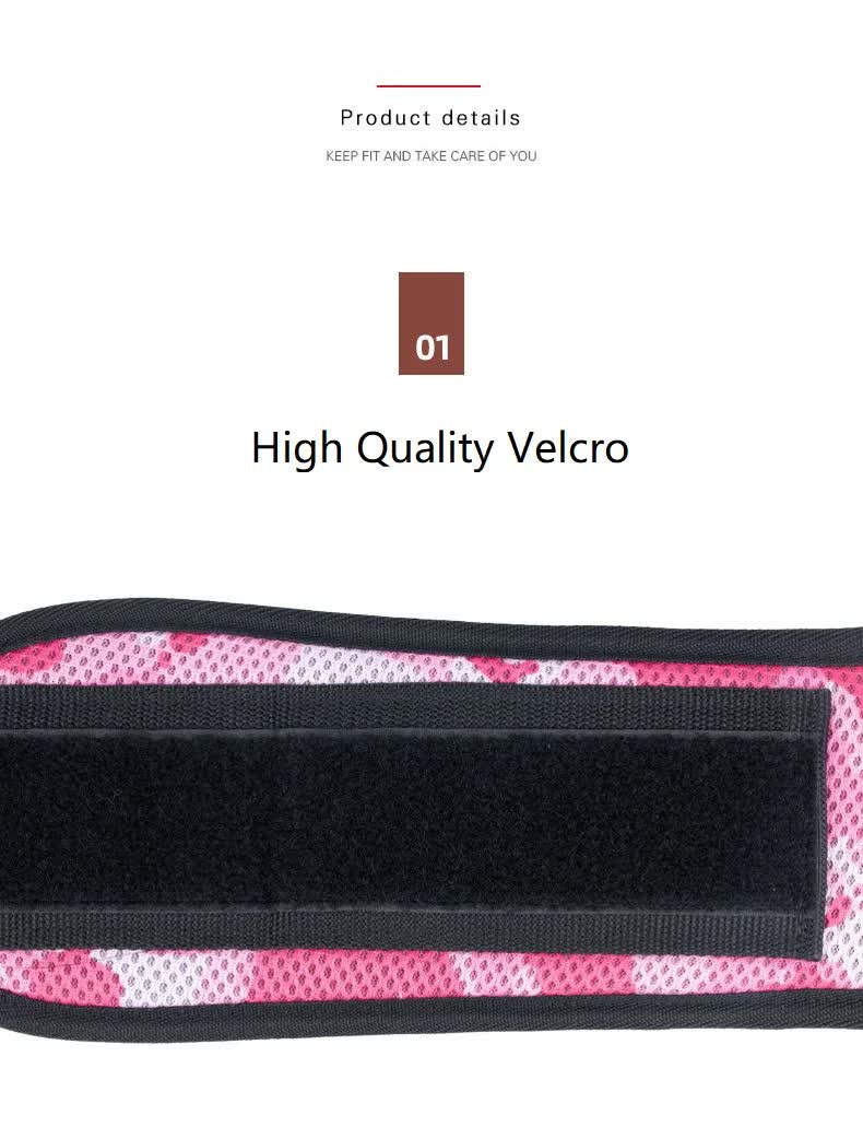 Size L Grey Camouflage Camo Weightlifting Belt - EVA Nylon Gym Belt for Squats, Deadlifts & Lumbar Support - Image 7