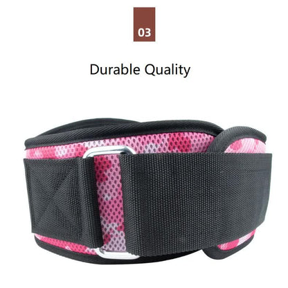Size XS Grey Camouflage Camo Weightlifting Belt - EVA Nylon Gym Belt for Squats, Deadlifts & Lumbar Support - Image 9