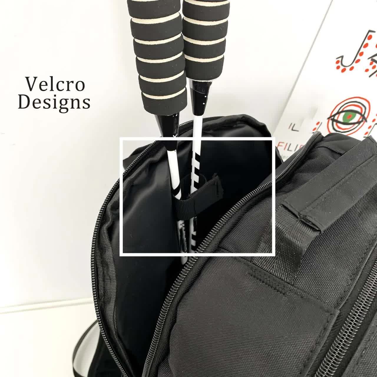 Orange And Grey Stylish Sports Backpack with Contrast Pockets - Unisex Gym Bag for Badminton & Tennis - Image 5