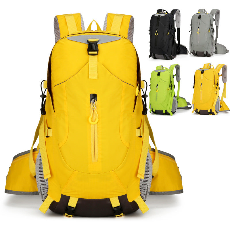 Grey Lightweight 30L Hiking Backpack - Water-Resistant Outdoor Daypack for Trekking & Travel - Image 2