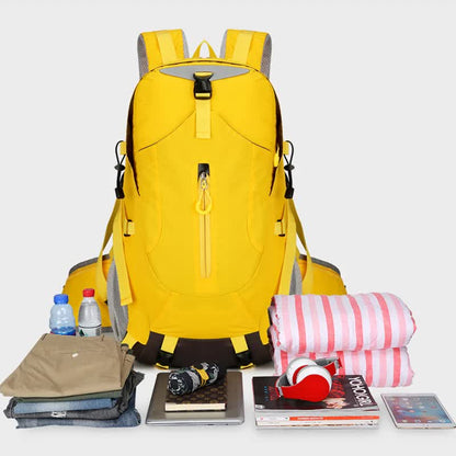 Green Lightweight 30L Hiking Backpack - Water-Resistant Outdoor Daypack for Trekking & Travel - Image 7